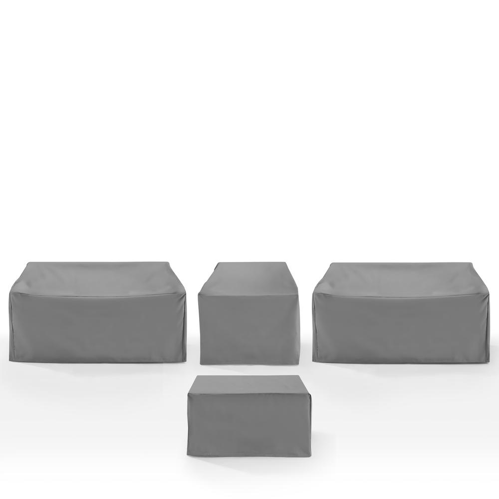 4Pc Outdoor Sectional Furniture Cover Set