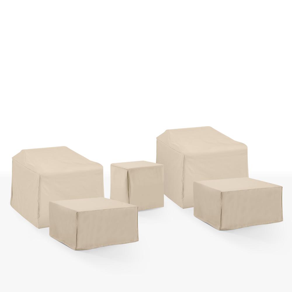 5Pc Outdoor Furniture Cover Set