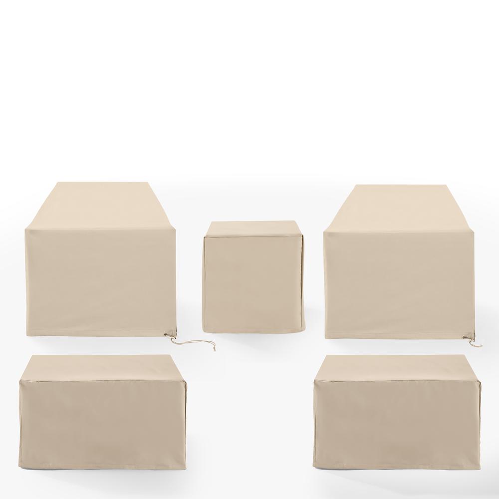 5Pc Outdoor Furniture Cover Set