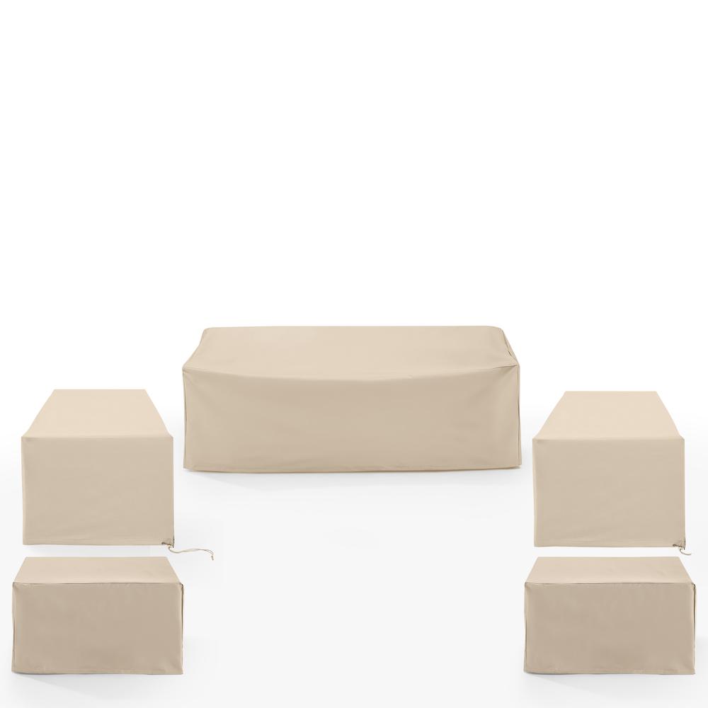 5Pc Outdoor Furniture Cover Set