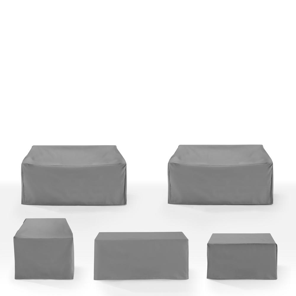5Pc Outdoor Sectional Furniture Cover Set