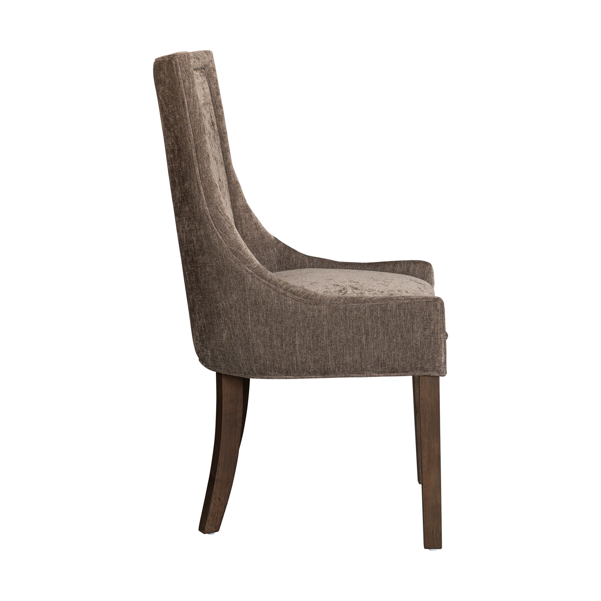 Ultra Ultra Upholstered Dining Side Chairs with wood legs (Set of 2)