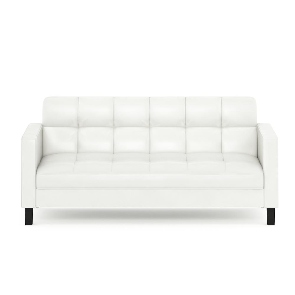Furinno Brive Contemporary Tufted 3-Seater Sofa