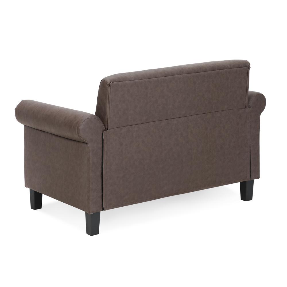 Furinno Bastia Vintage Button Tufted Loveseat