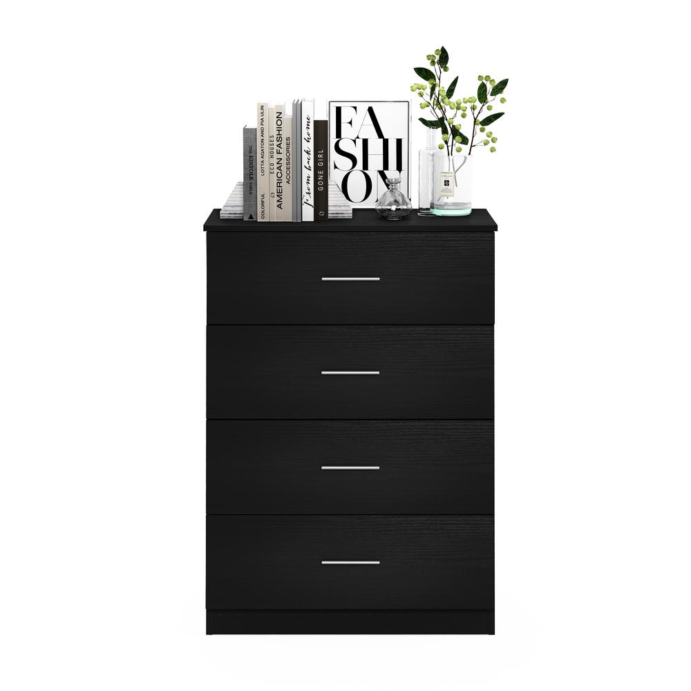 Furinno Tidur Simple Design 4-Drawer Dresser with Handle