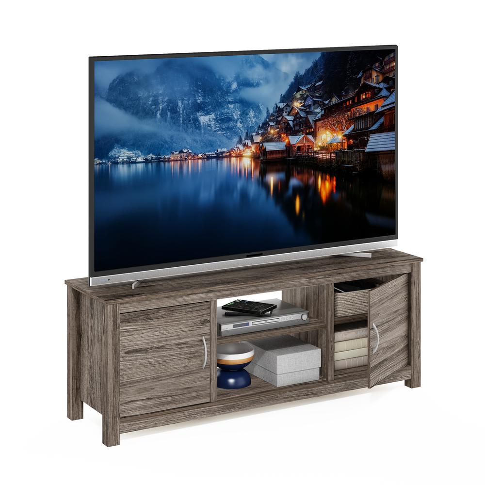 Furinno Classic TV Stand with Storage for TV up to 65 Inch