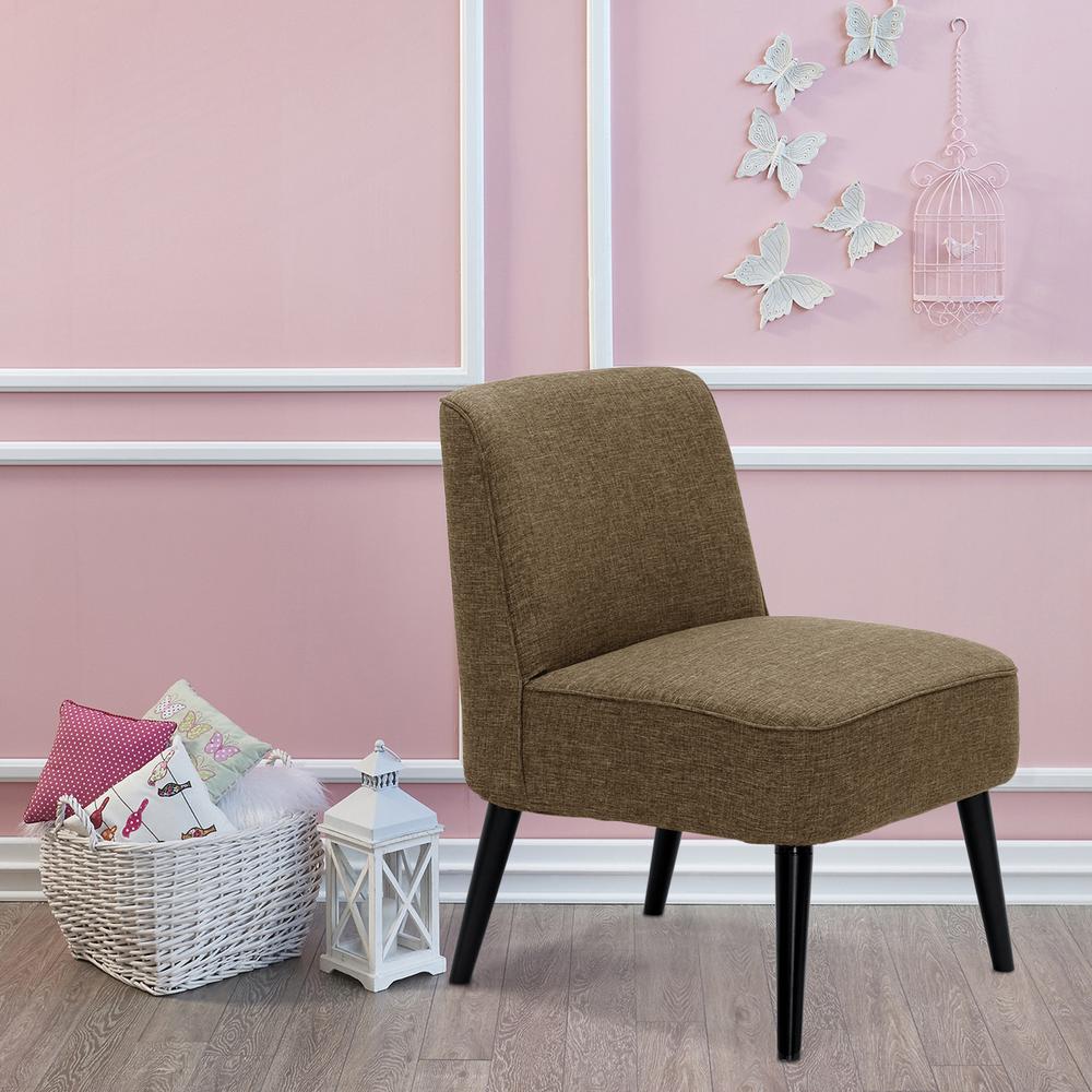 Furinno Retro Vintage Fabric Accent Chair