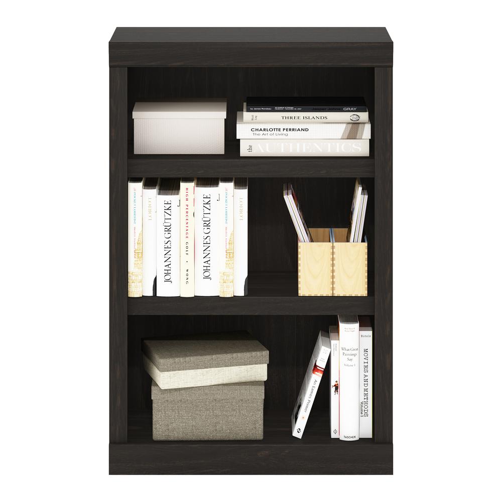 Furinno Gruen Enhanced Designed Home Bookcase 3-Tier Adjustable Bookshelf