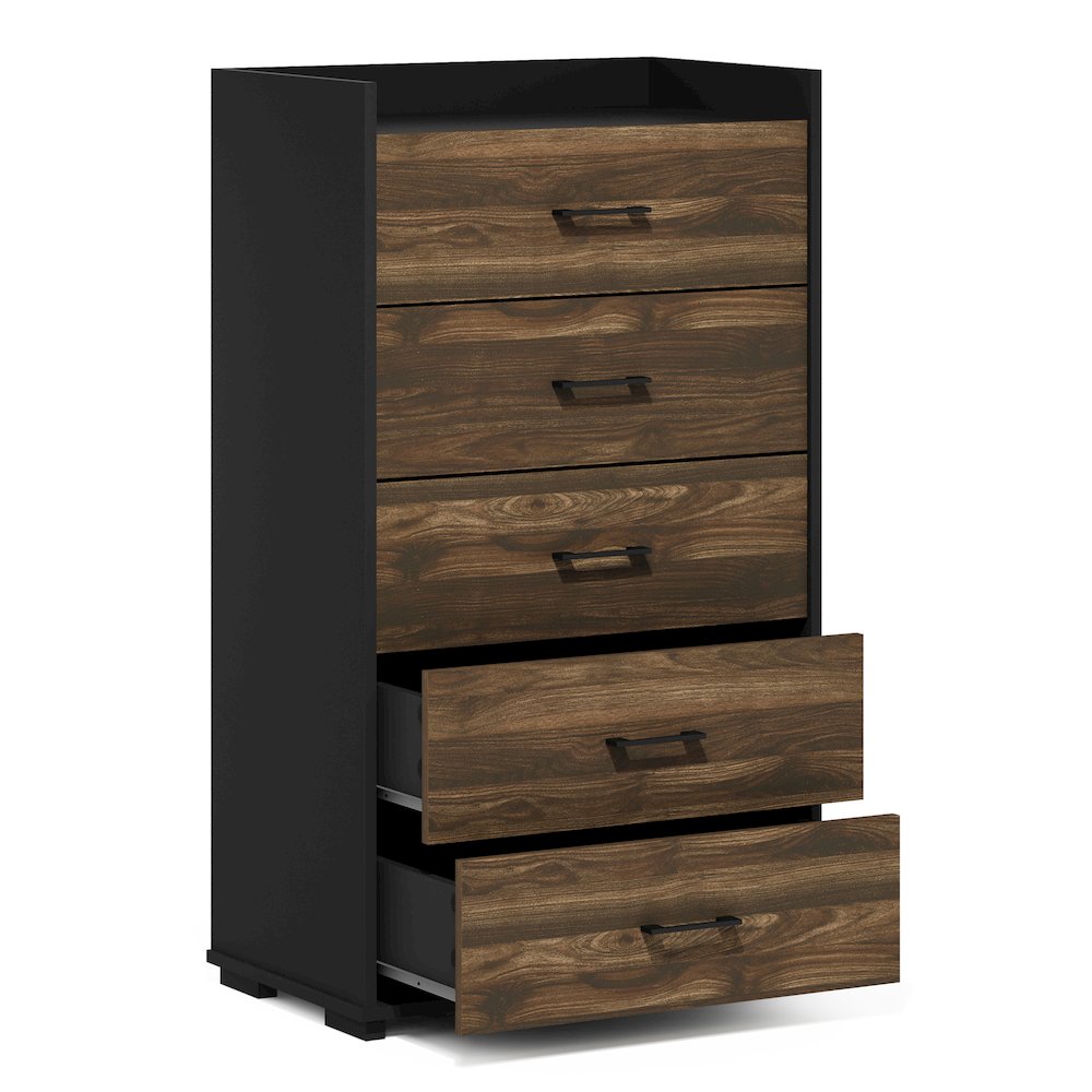 Modern 5-Drawer Organization and Storage Handle Bedroom Chest Dresser