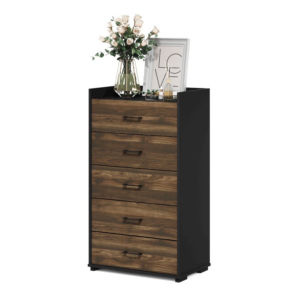 Modern 5-Drawer Organization and Storage Handle Bedroom Chest Dresser