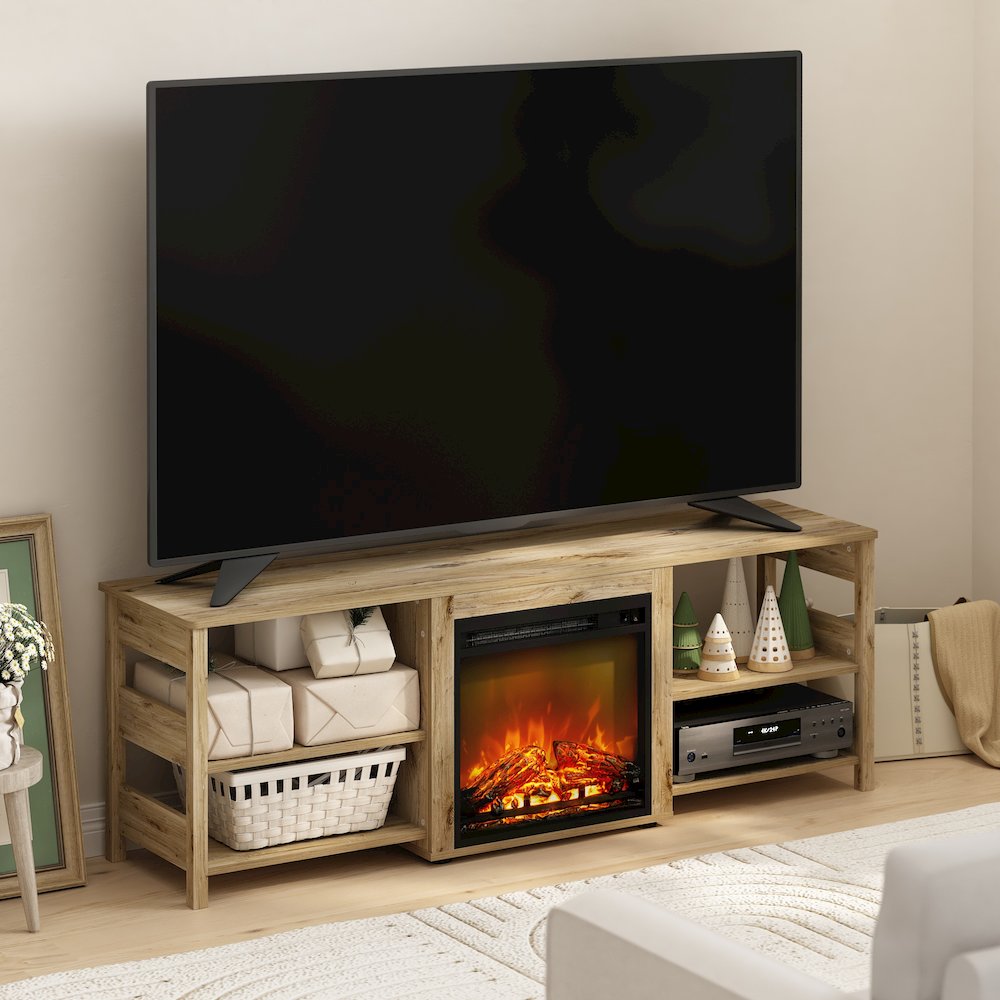 Fireplace TV Stand for TV up to 70 Inch
