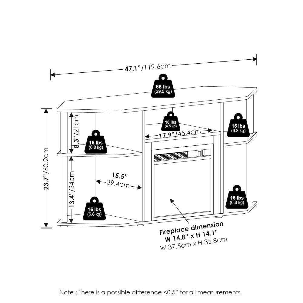 with Open Shelves