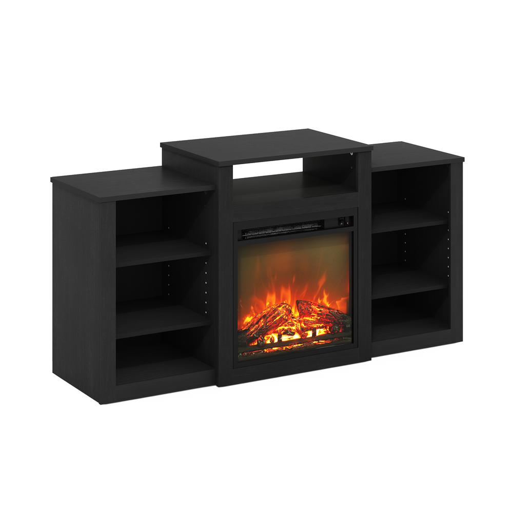Jensen TV Stand with Electric Fireplace for TV up to 55″