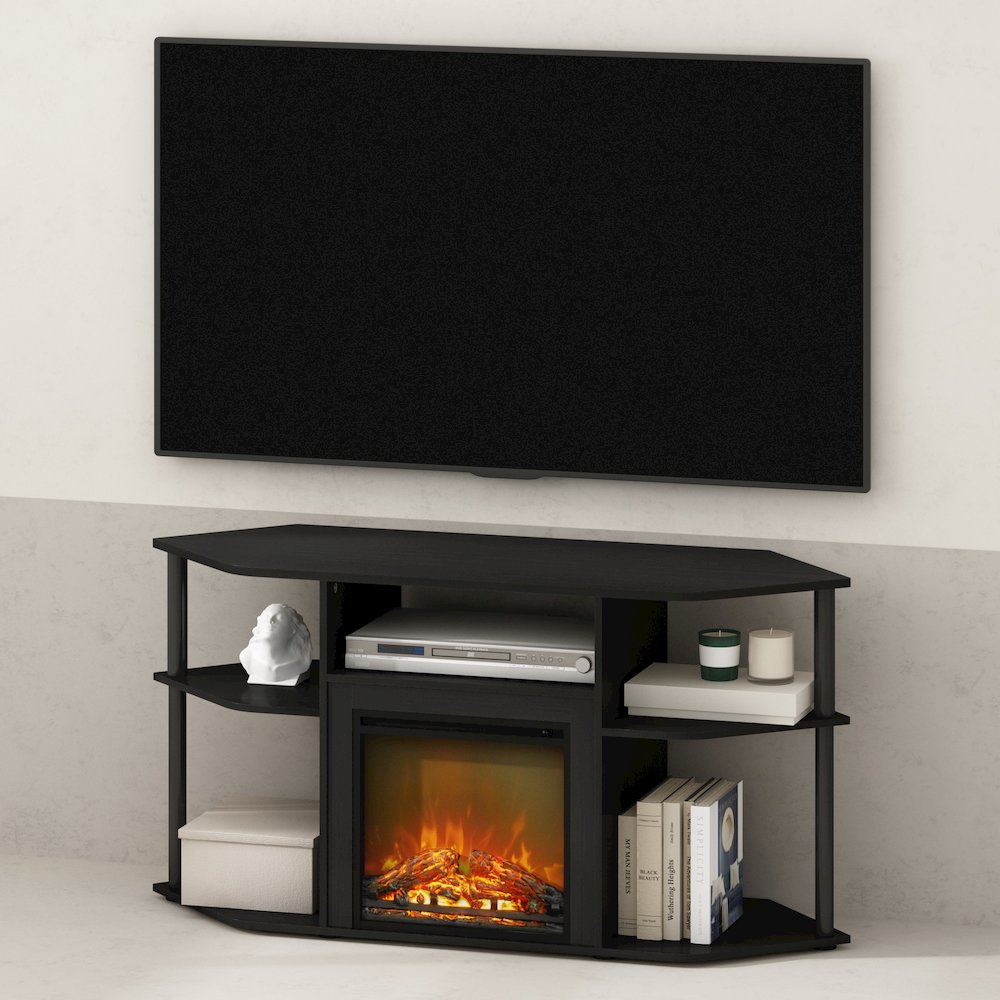Decorative Electric Fireplace Corner TV Stand