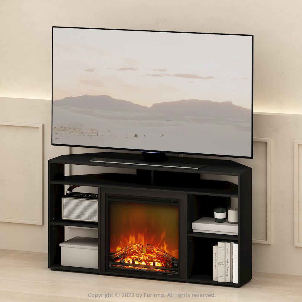 Electric Fireplace Corner TV Stand