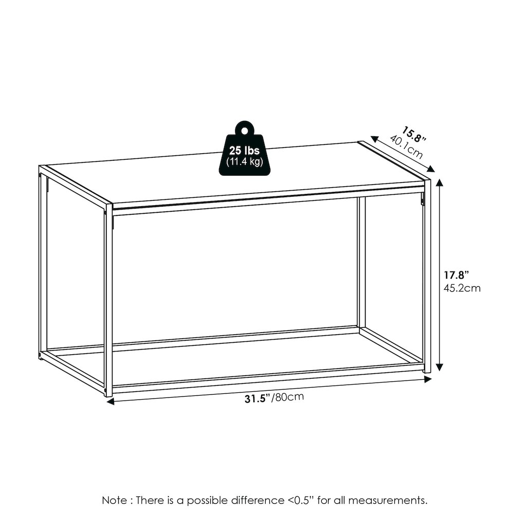 Modern Living Room Table Set with One Coffee Table and Two End Tables