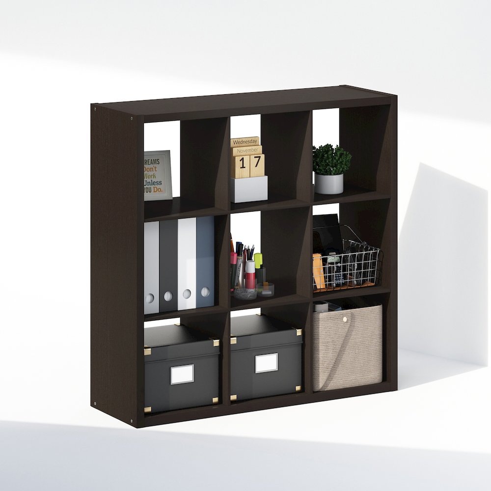 Cubic Open Back Multipurpose Clothing & Closet Storage Organizer Shelf