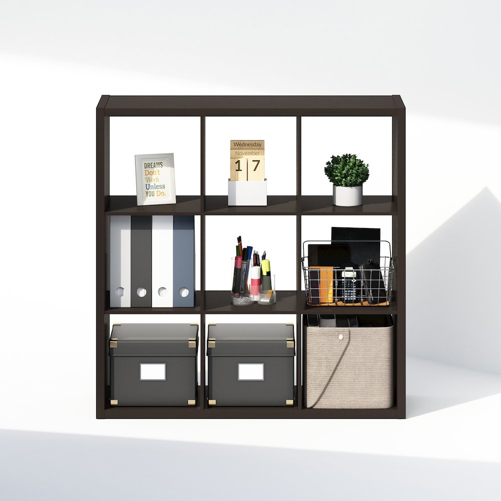 Cubic Open Back Multipurpose Clothing & Closet Storage Organizer Shelf