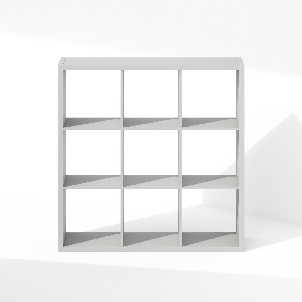 Cubic Open Back Multipurpose Clothing & Closet Storage Organizer Shelf