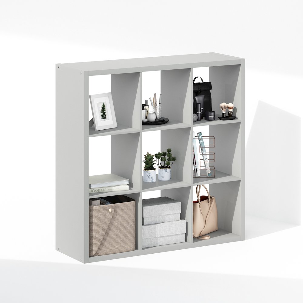 Cubic Open Back Multipurpose Clothing & Closet Storage Organizer Shelf