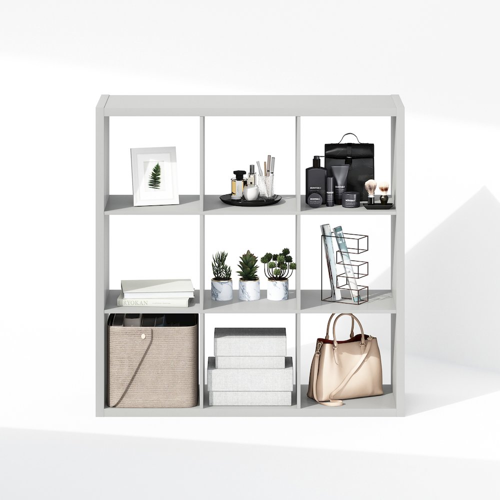 Cubic Open Back Multipurpose Clothing & Closet Storage Organizer Shelf