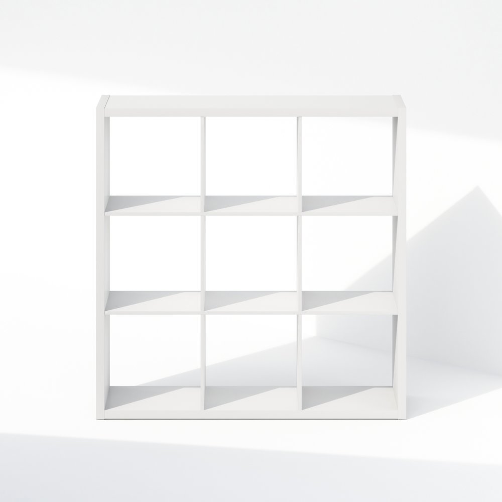 Cubic Open Back Multipurpose Clothing & Closet Storage Organizer Shelf