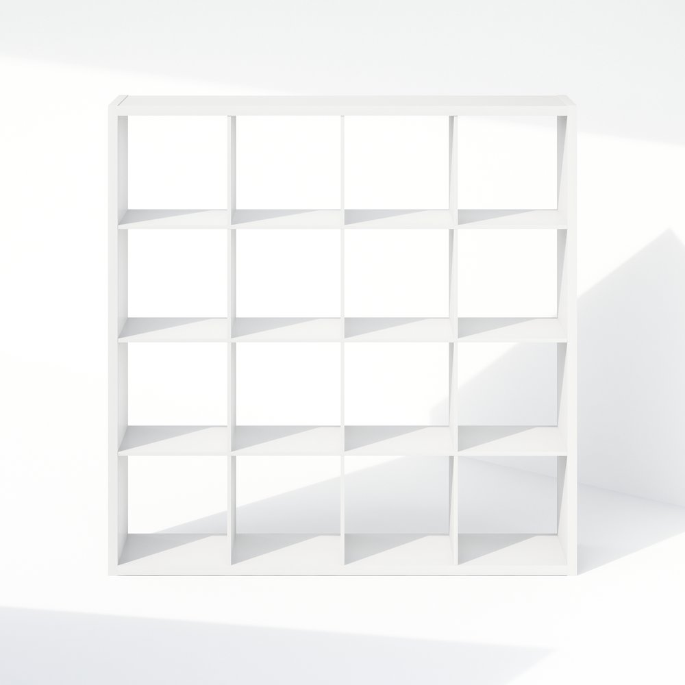 Cubic Open Back Multipurpose Clothing & Closet Storage Organizer Shelf