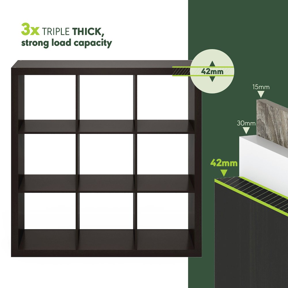 Cubicle Extra Thick Frame Decorative Cube Storage Organizer