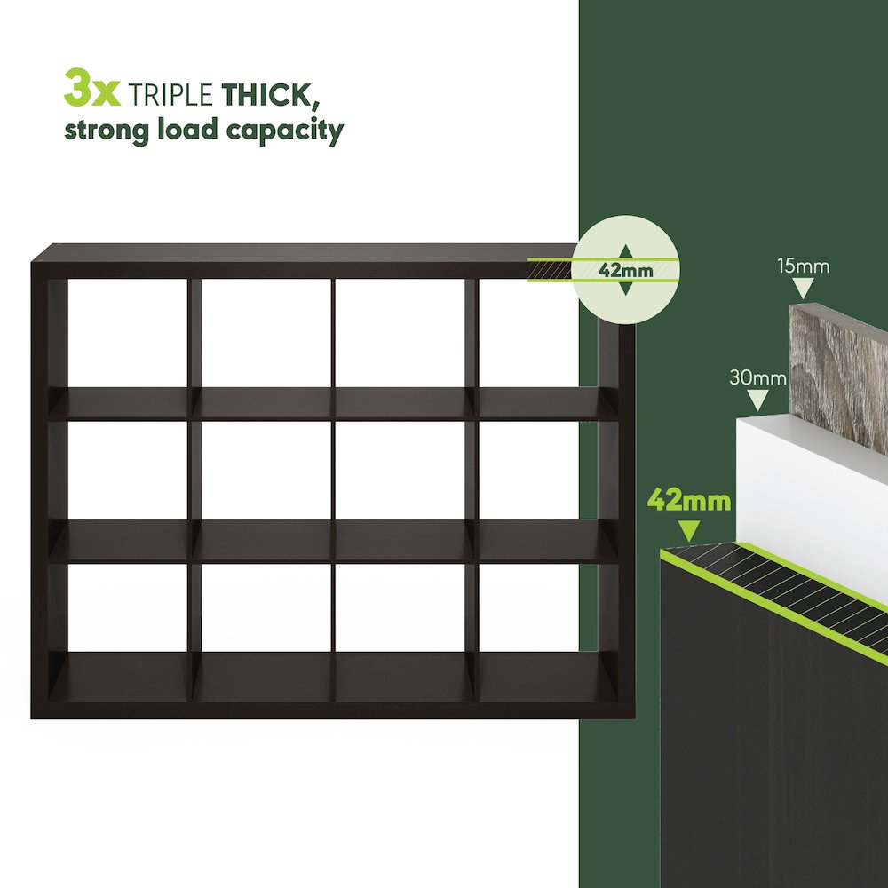 Cubicle Extra Thick Frame Decorative Cube Storage Organizer