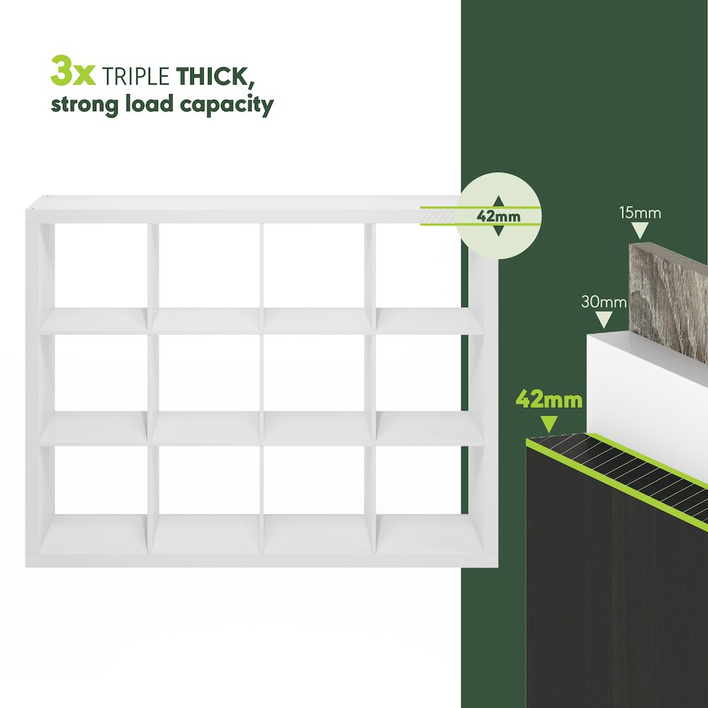 Cubicle Extra Thick Frame Decorative Cube Storage Organizer