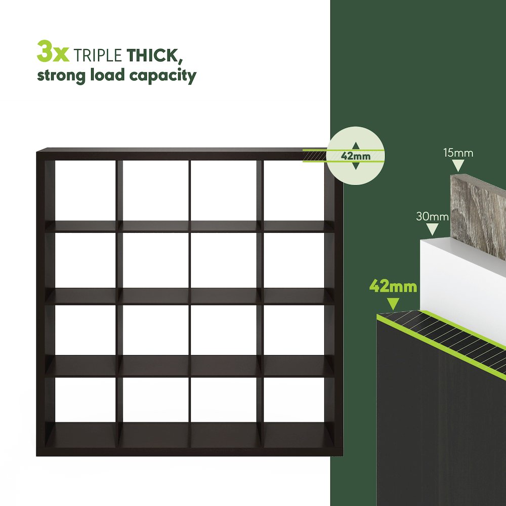 Cubicle Extra Thick Frame Decorative Cube Storage Organizer