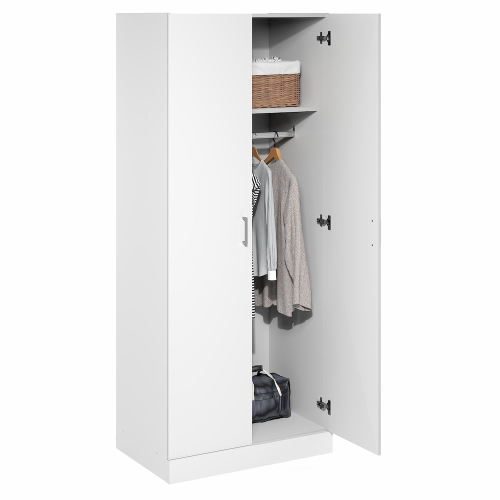 Wardrobe Closet with Hanging Rod