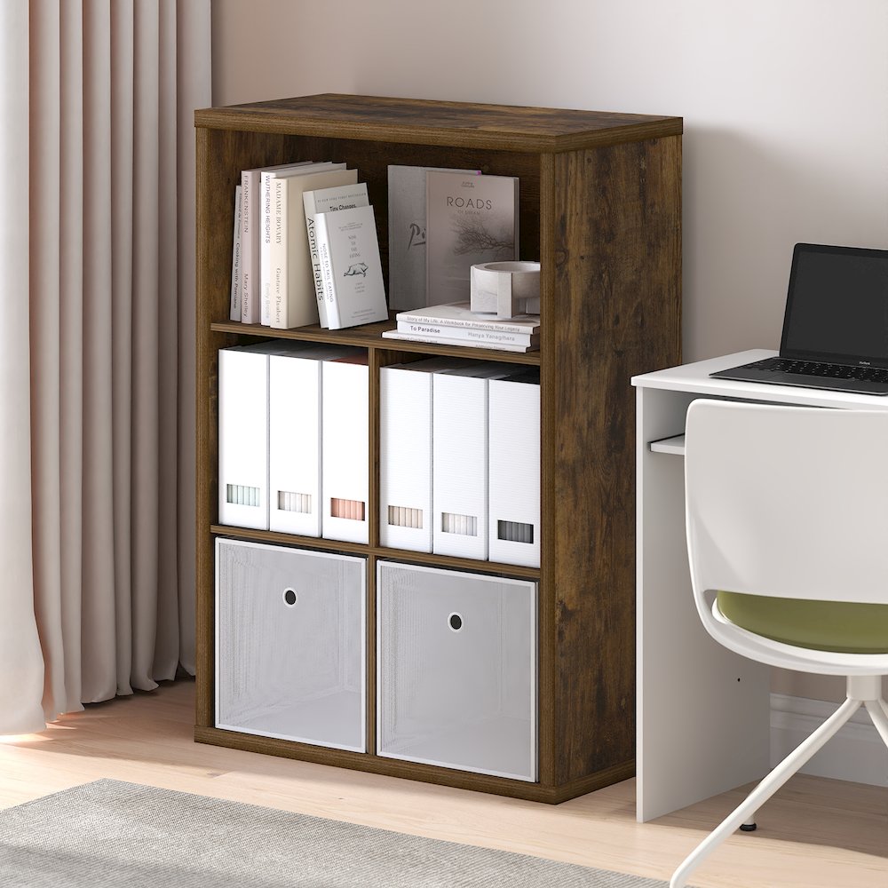 Cubicle Closed Back Decorative Cube Storage Organizer