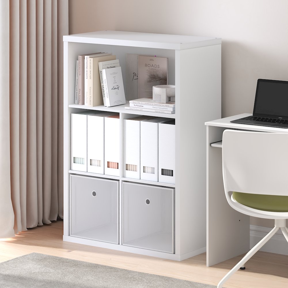Cubicle Closed Back Decorative Cube Storage Organizer