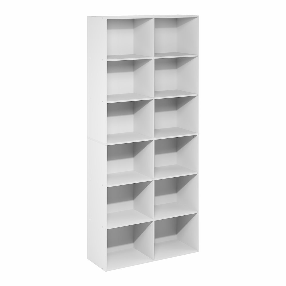 Basic 12-Cube Open Shelf Bookcase