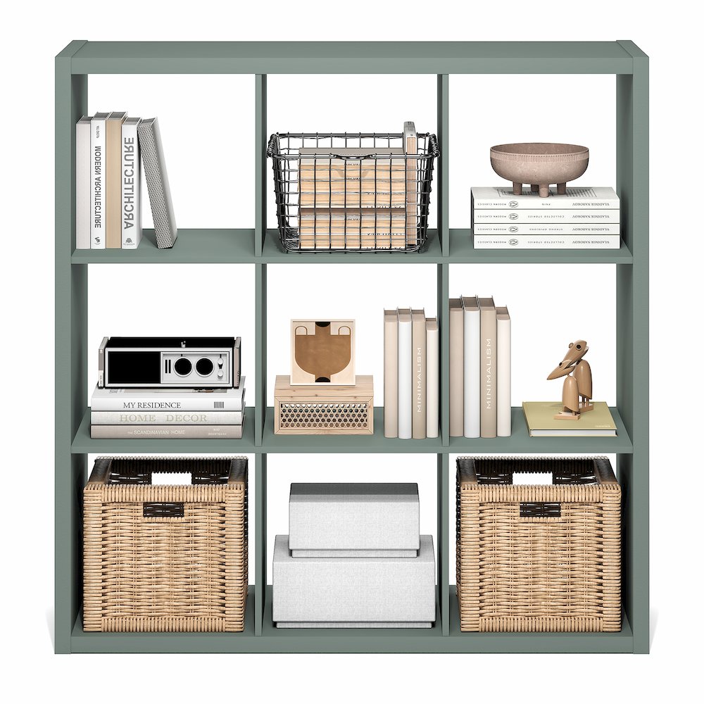 Reversible Bookcase with Open Back