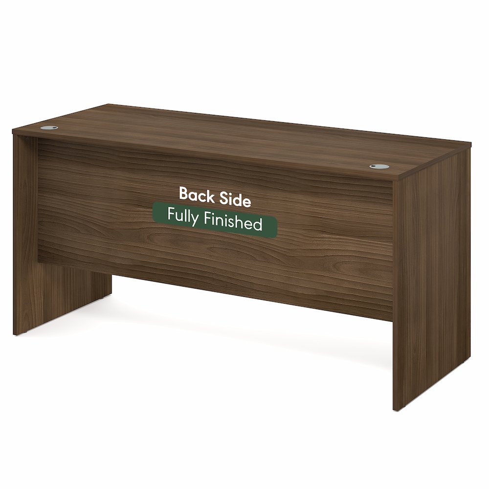 60 Inch Rectangular Executive Desk with Modesty Panel