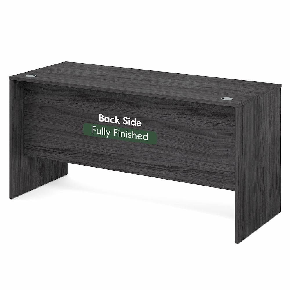 60 Inch Rectangular Executive Desk with Modesty Panel