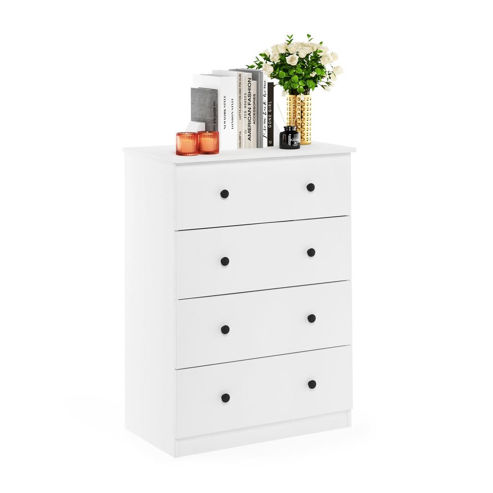 Furinno Tidur Simple Design 4-Drawer Dresser