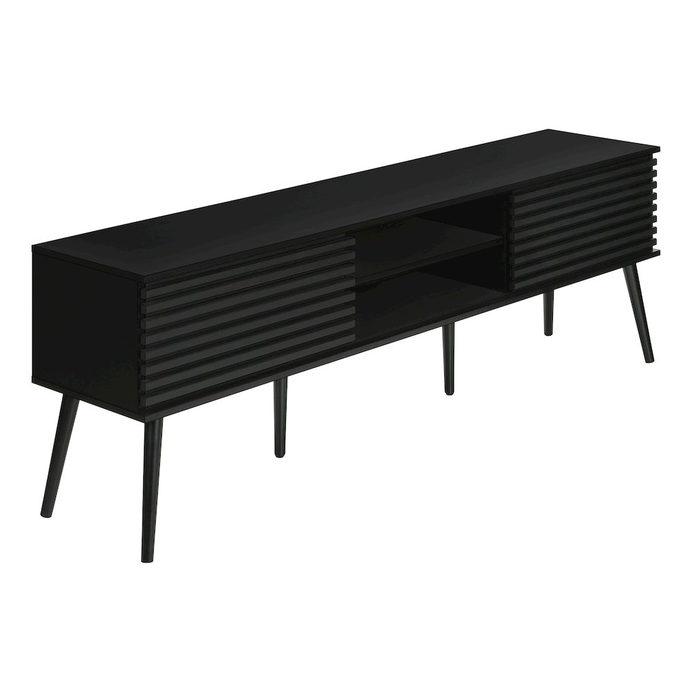 Contemporary Tv Stand in Black color