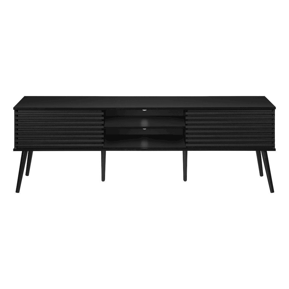 Contemporary Tv Stand in Black color