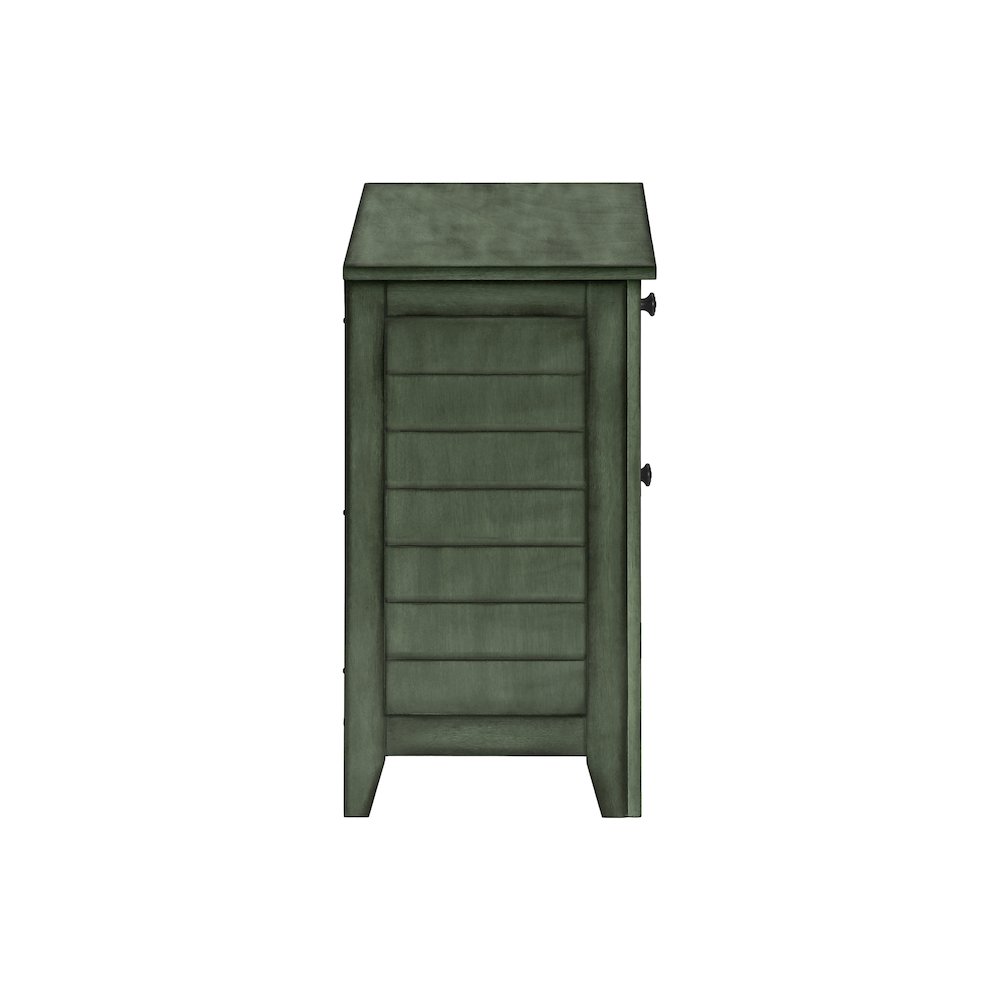 Transitional Accent Table in Green color