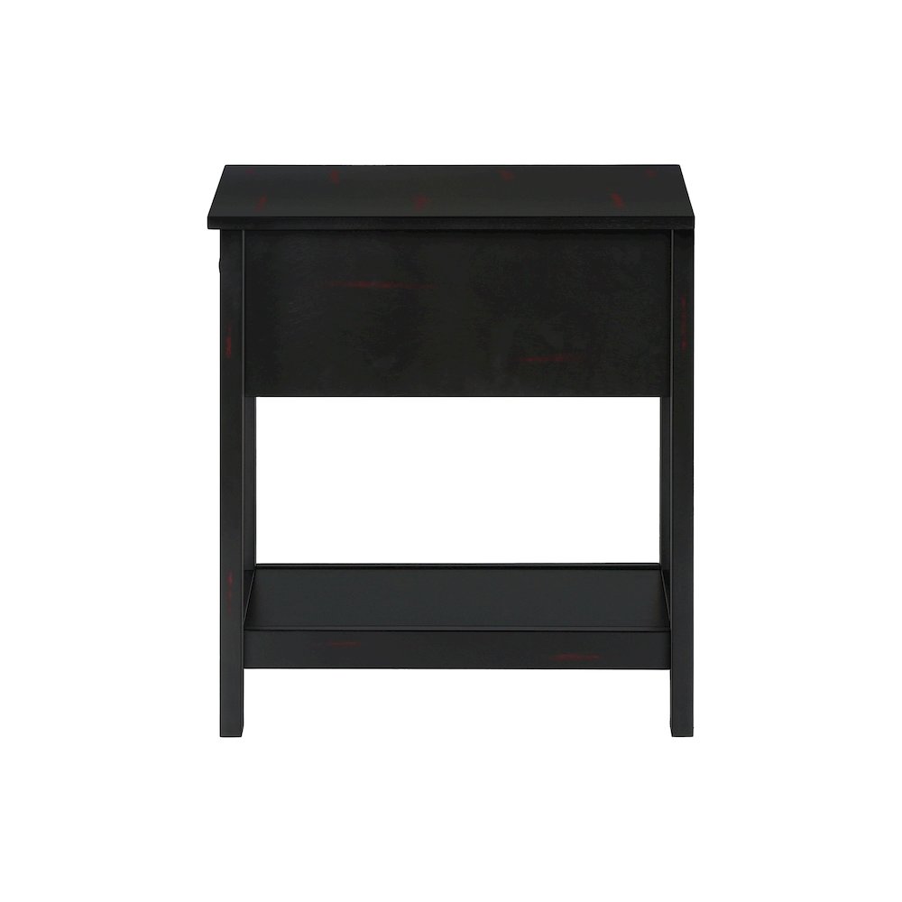 Transitional Accent Table in Black color