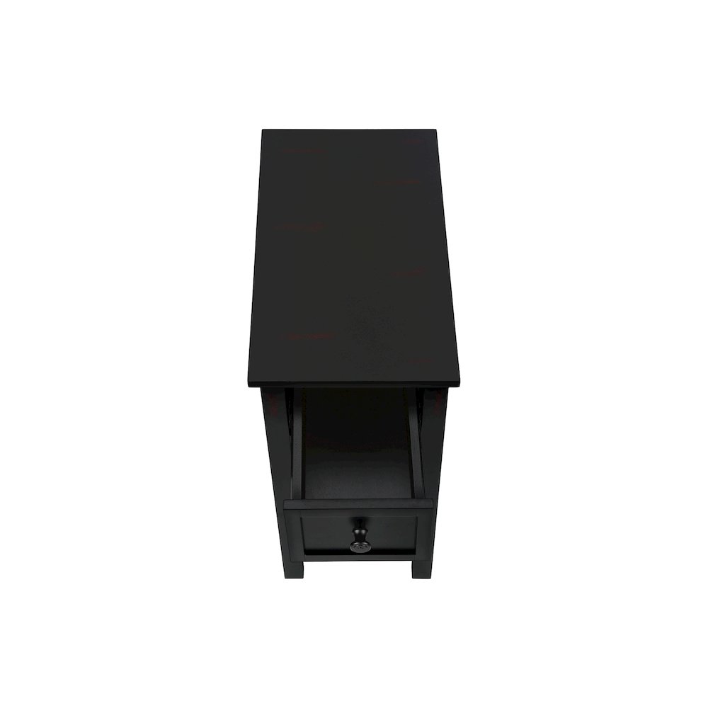 Transitional Accent Table in Black color