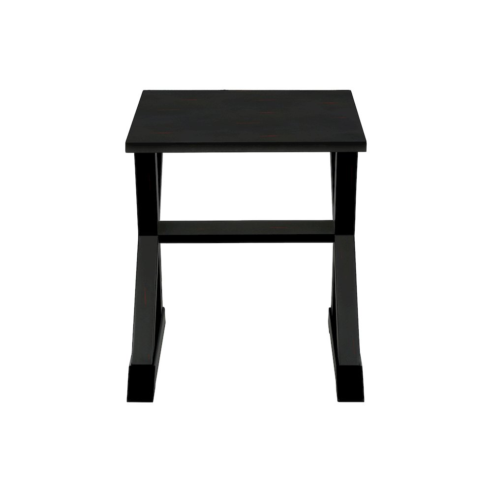 Transitional Accent Table in Black color