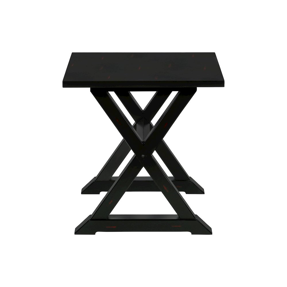 Transitional Accent Table in Black color
