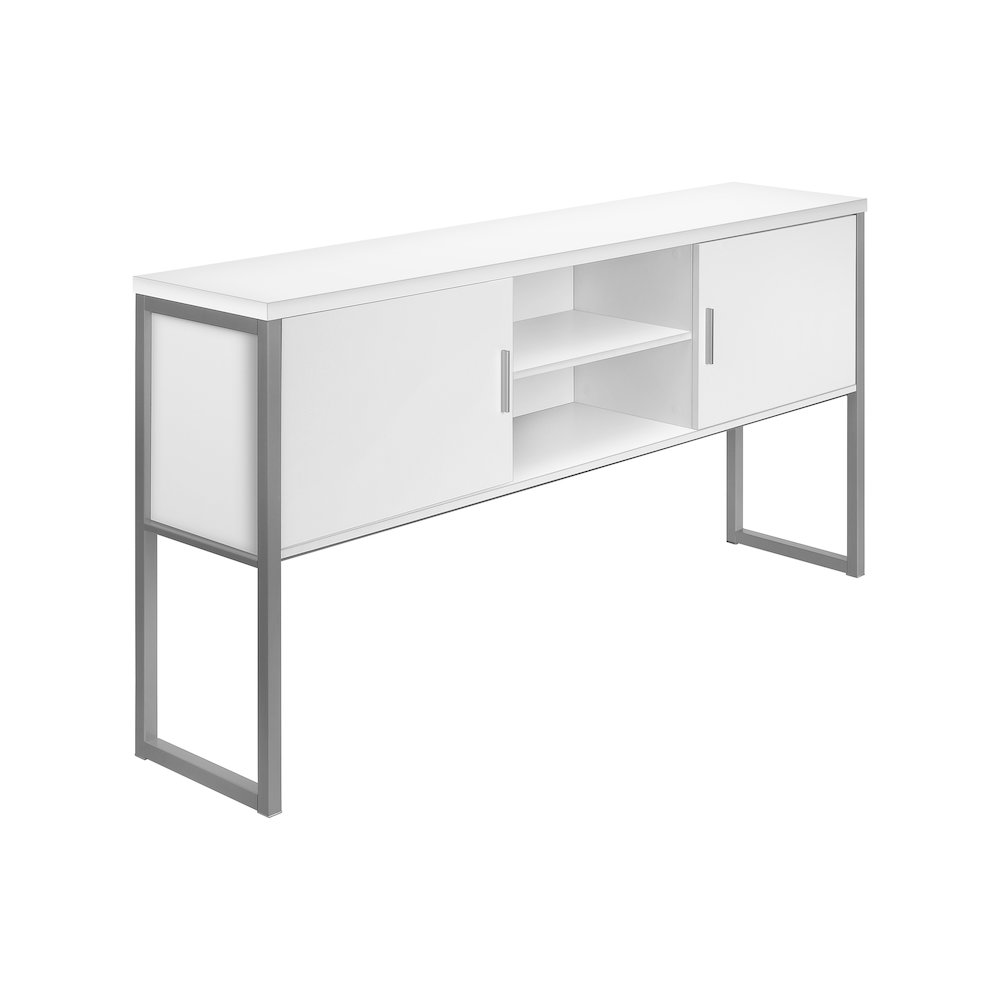 Contemporary Office Hutch in White