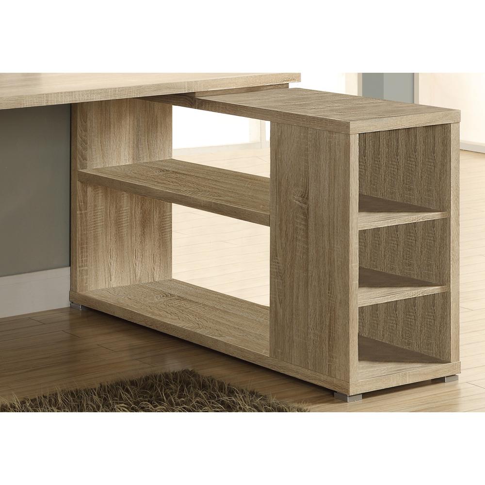 COMPUTER DESK – NATURAL LEFT OR RIGHT FACING CORNER
