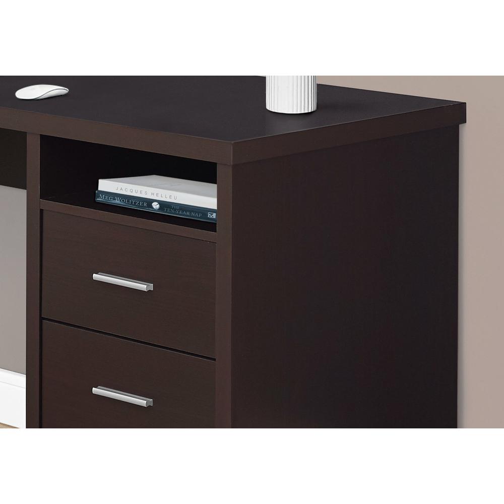 COMPUTER DESK – 80″L / CAPPUCCINO LEFT OR RIGHT FACING