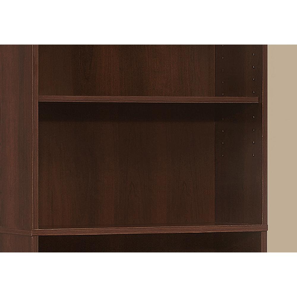 BOOKCASE – 72″H / CHERRY WITH 5 SHELVES